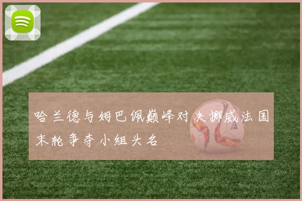 哈兰德与姆巴佩巅峰对决挪威法国末轮争夺小组头名